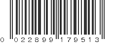 UPC 022899179513