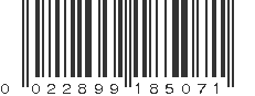 UPC 022899185071