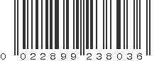 UPC 022899238036