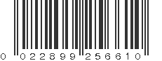 UPC 022899256610