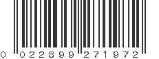 UPC 022899271972