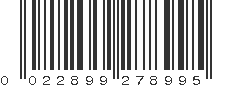 UPC 022899278995