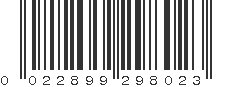 UPC 022899298023