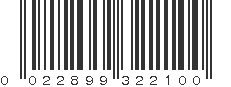 UPC 022899322100