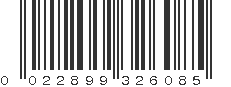 UPC 022899326085