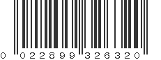 UPC 022899326320