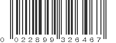 UPC 022899326467