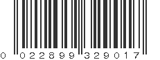 UPC 022899329017