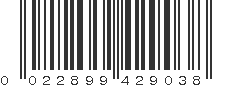 UPC 022899429038