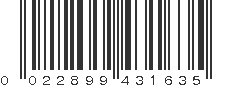 UPC 022899431635