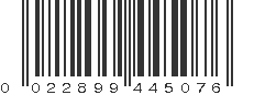 UPC 022899445076