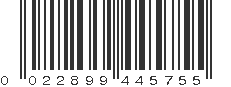 UPC 022899445755