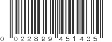 UPC 022899451435