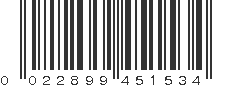 UPC 022899451534