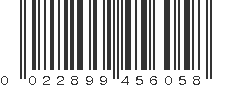 UPC 022899456058