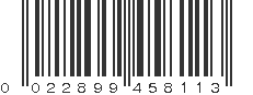 UPC 022899458113