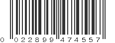 UPC 022899474557