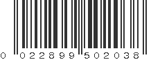 UPC 022899502038