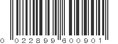 UPC 022899600901