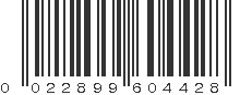 UPC 022899604428