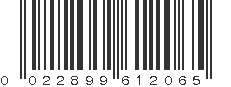 UPC 022899612065