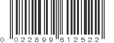 UPC 022899612522