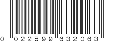 UPC 022899632063