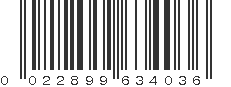 UPC 022899634036