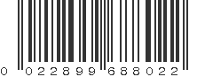 UPC 022899688022