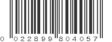 UPC 022899804057