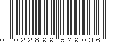 UPC 022899829036