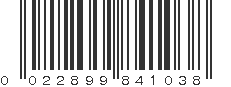 UPC 022899841038