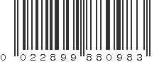 UPC 022899880983