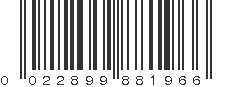 UPC 022899881966