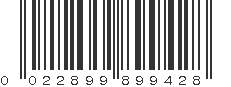 UPC 022899899428