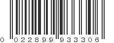 UPC 022899933306