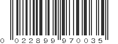 UPC 022899970035