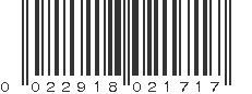 UPC 022918021717