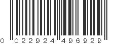 UPC 022924496929