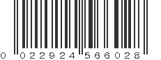 UPC 022924566028