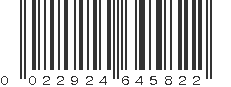 UPC 022924645822