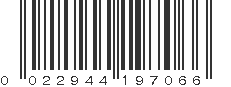 UPC 022944197066