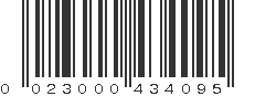 UPC 023000434095