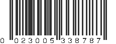 UPC 023005338787