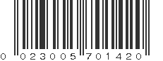 UPC 023005701420