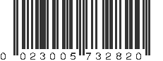 UPC 023005732820