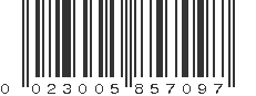 UPC 023005857097