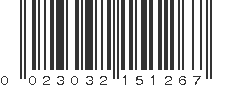 UPC 023032151267