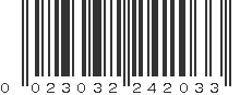 UPC 023032242033