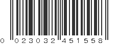 UPC 023032451558